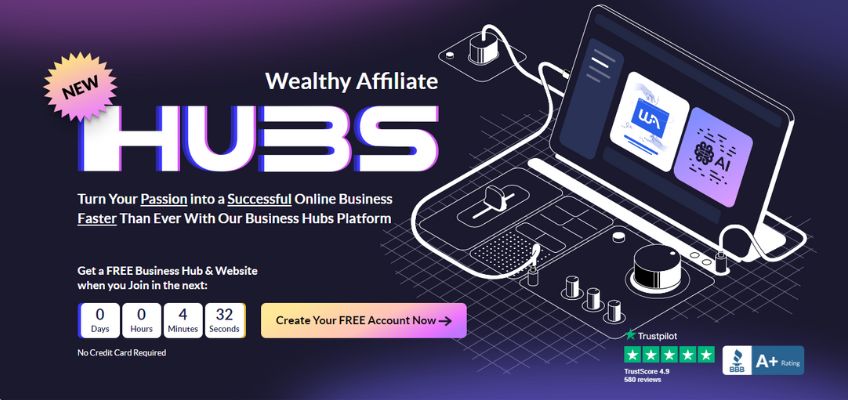 Wealthy Affiliate new hubs platform